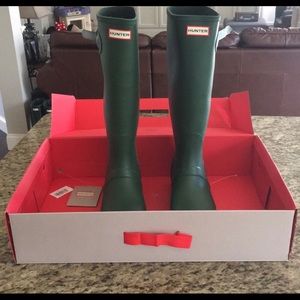 Hunter Green Tall Boots